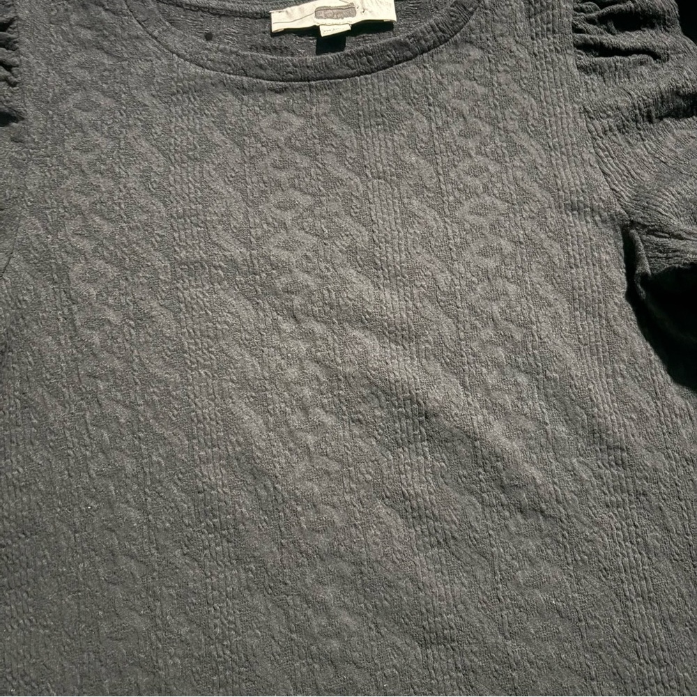LOFT Black Knit Top - Picture 4 of 5